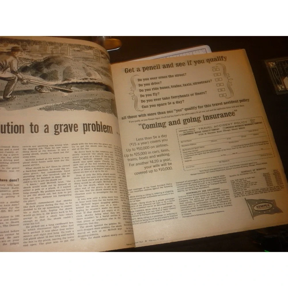 Vintage Sunday Empire Magazine Feb 7 1965 Denver Post Basketball Pete Dikeou